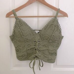 Haute Monde XL Green Top